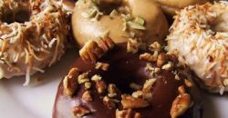 Espresso Donut with caramel flavoured cream