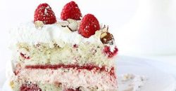 Vanilla Raspberry Cake