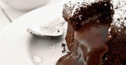 Brownie Waffles with melting core